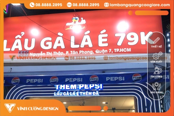 Làm bảng hiệu hộp đèn quận 7 UY TÍN, CHUYÊN NGHIỆP 24 mẫu làm bảng hiệu hộp đèn quận 7
