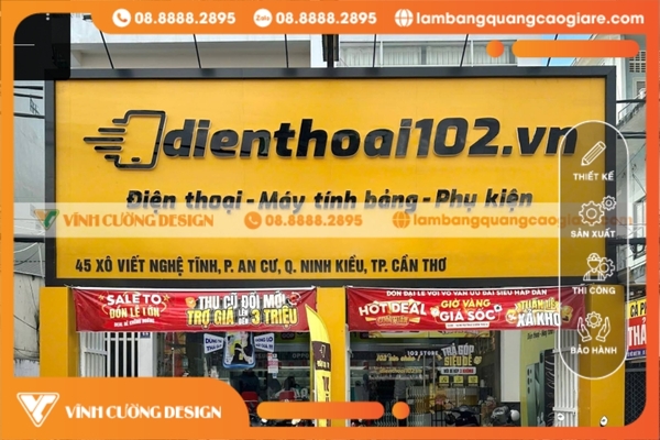 Bảng hiệu hộp đèn Hiflex GIÁ RẺ, UY TÍN 12 những mẫu biển hiệu Hiflex