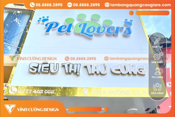 Bảng Giá Bảng Hiệu Hộp Đèn Chữ Nổi GIÁ RẺ 12 Phân loại bảng hiệu hộp đèn chữ nổi phổ biến hiện nay