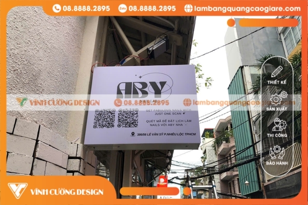 Phân loại các mẫu bảng hiệu hộp đèn vuông