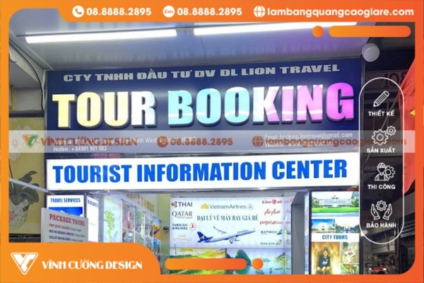 Thiết kế & thi công bảng hiệu hộp đèn Quận 1 ĐẸP, GIÁ RẺ 12 Quy trình thiết kế thi công bảng hiệu hộp đèn Quận 1