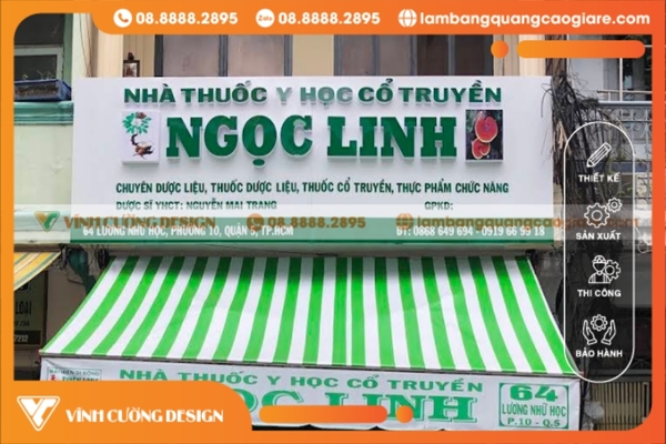Thi công bảng hiệu hộp đèn nhà thuốc siêu đẹp, giá rẻ 17 Tham khảo báo giá bảng hiệu thuốc tây và các yếu tố ảnh hưởng