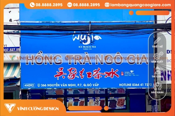 Thi công bảng hiệu bạt hiflex giá rẻ tphcm