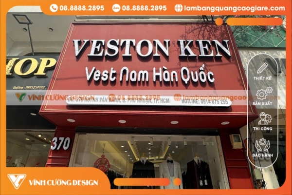 Thi công bảng hiệu công ty tphcm