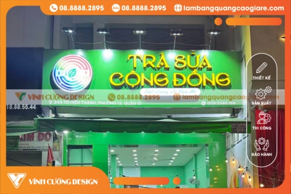 Bảng Giá Bảng Hiệu Hộp Đèn Chữ Nổi GIÁ RẺ 22 Thi công bảng hiệu hộp đèn chữ nổi uy tín ở đâu?