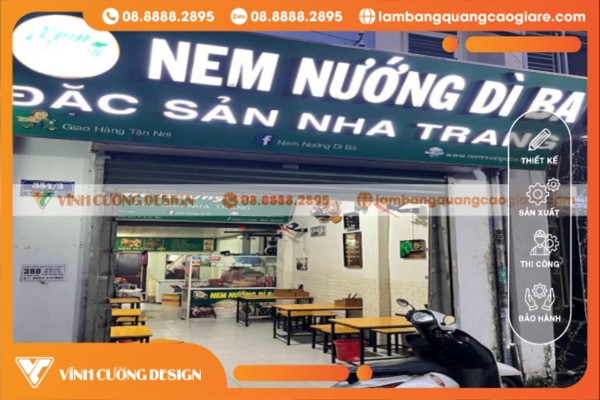 Thiết kế bảng hiệu hộp đèn CỰC ĐẸP, GIÁ RẺ 9 Thi công biển hiệu quảng cáo hộp đèn mica, đèn LED siêu sáng giá rẻ