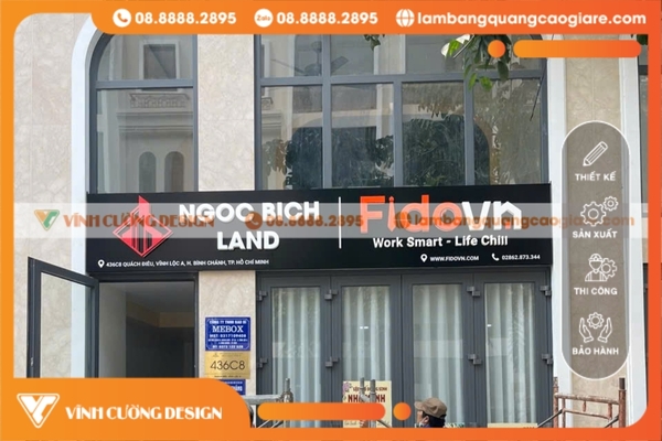 Thi công bảng hiệu hộp đèn quảng cáo GIÁ RẺ 9 thi công biển quảng cáo hộp đèn mica