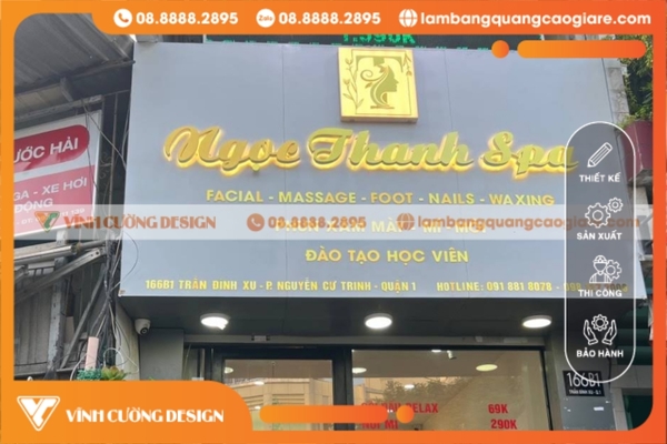 Thiết kế & thi công bảng hiệu hộp đèn Quận 1 ĐẸP, GIÁ RẺ 15 Thi công & lắp đặt bảng hiệu hộp đèn tại quận 1 chuyên nghiệp