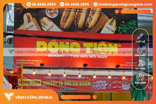 Thi công lắp đặt bảng hiệu quảng cáo Đà Nẵng & Chế độ bảo hành