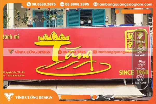 Làm bảng hiệu hộp đèn quận 5 SANG TRỌNG, GIÁ RẺ 12 Thi công & lắp đặt biển hiệu hộp đèn tại Quận 5