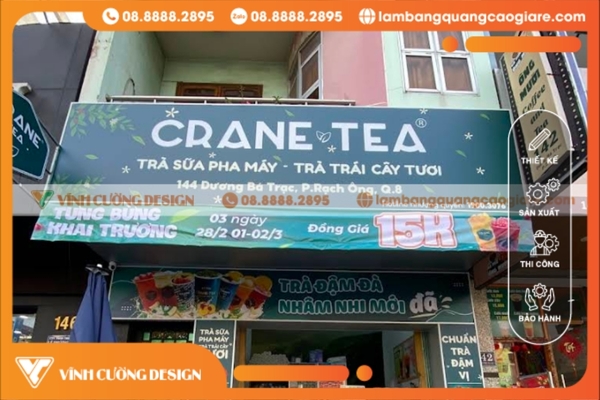 Thiết kế & làm bảng hiệu hộp đèn Quận 8 UY TÍN, GIÁ RẺ 14 Thi công và lắp đặt biển hiệu hộp đèn ở quận 8