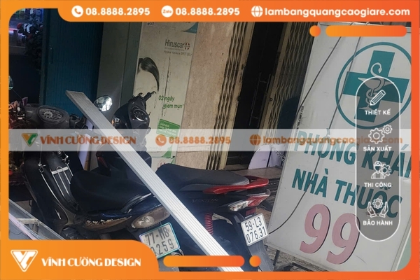 Thi công bảng hiệu hộp đèn nhà thuốc siêu đẹp, giá rẻ 3 thiết kế bảng hiệu nhà thuốc