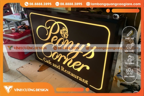 7749+ Mẫu bảng hiệu hộp đèn quán cafe ĐẸP, ẤN TƯỢNG, GIÁ RẺ 3 thiết kế bảng hiệu quán cafe