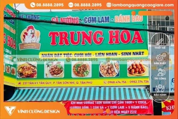 thiết kế biển hiệu hộp đèn quận tân phú phường tân sơn nhì