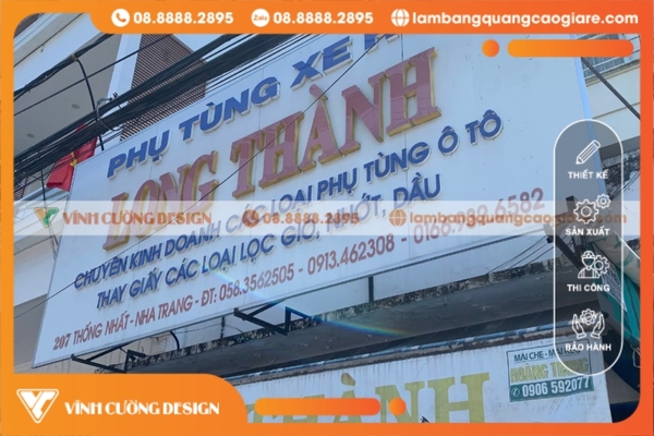 Làm bảng hiệu hộp đèn Nha Trang GIÁ RẺ 15 Thiết kế mẫu bảng hiệu hộp đèn tại nha trang & Báo giá chi tiết