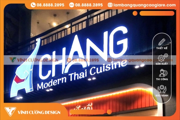 Thiết kế sáng tạo & sản xuất bảng hiệu quảng cáo quận 3