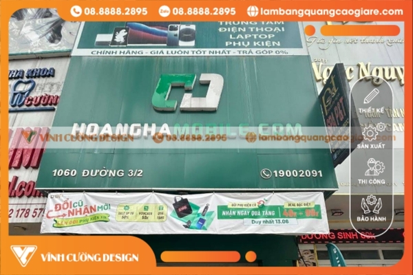 Làm bảng hiệu hộp đèn giá bao nhiêu tại TPHCM? 18 Ưu điểm và nhược điểm chung của bảng hiệu hộp đèn quảng cáo