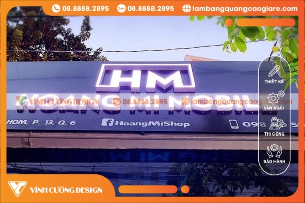 Vai trò của bảng hiệu hộp đèn quận 6 đối với hoạt động kinh doanh