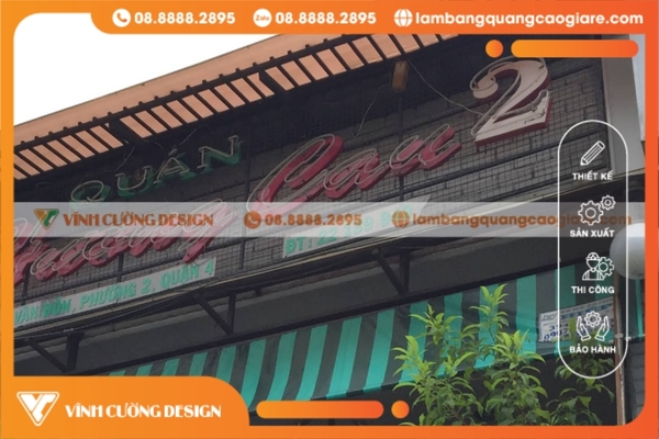 Làm bảng hiệu hộp đèn Quận 4 theo yêu cầu, TRỌN GÓI 3 Vai trò của biển hiệu tại Quận 4