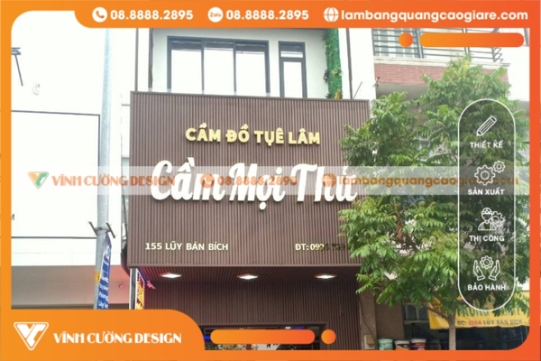 Xưởng sản xuất trực tiếp bảng hiệu hộp đèn quảng cáo quận Tân Phú