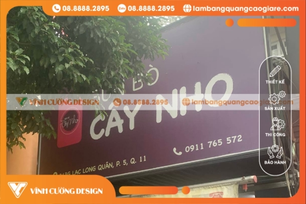 Bảng giá làm bảng hiệu hộp đèn quận 11