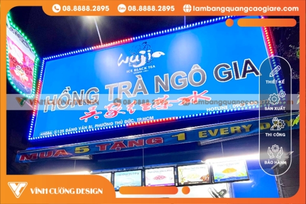 Bảng giá làm bảng hiệu quảng cáo Thủ Đức mới nhất
