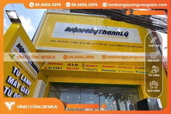 Bảng giá tham khảo làm bảng hiệu hộp đèn quận 12