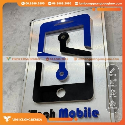 Bảng hiệu công ty Mica kích thước nhỏ