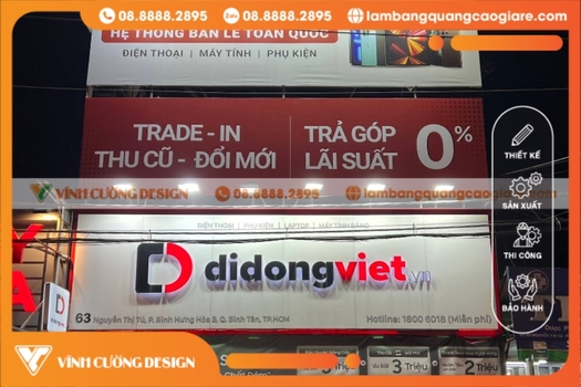 bảng hiệu điện thoại di động việt