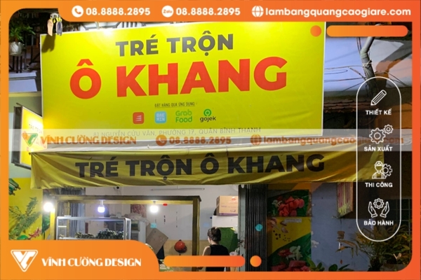 Làm bảng hiệu hộp đèn quận Bình Thạnh trọn gói, GIÁ RẺ 11 bang hieu hiflex quan binh thanh