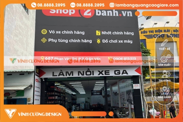 Làm bảng hiệu hộp đèn quận Gò Vấp GIÁ RẺ, CHẤT LƯỢNG 21 Bảng hiệu Hiflex tại Gò Vấp