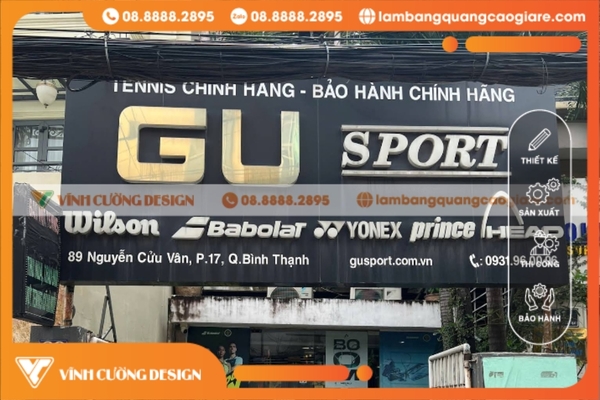 Làm bảng hiệu hộp đèn quận Bình Thạnh trọn gói, GIÁ RẺ 4 Bảng hiệu hộp đèn alu quận Bình Thạnh