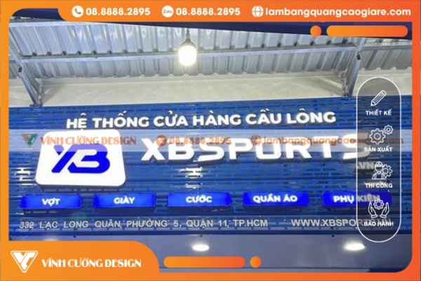 Bảng hiệu hộp đèn LED quận 11 giá rẻ