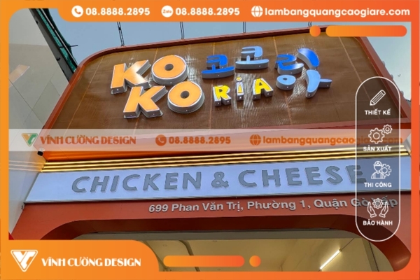 Làm bảng hiệu hộp đèn quận Gò Vấp GIÁ RẺ, CHẤT LƯỢNG 20 Bảng hiệu hộp đèn LED quận Gò Vấp