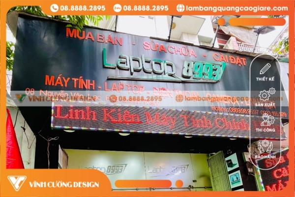 Làm bảng hiệu hộp đèn quận Bình Thạnh trọn gói, GIÁ RẺ 16 Bảng hiệu hộp đèn LED tại quận Bình Thạnh