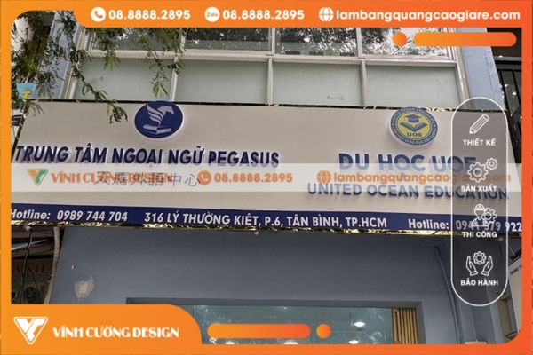 Làm bảng hiệu hộp đèn quận Tân Bình ĐẸP, GIÁ RẺ 18 bảng hiệu hộp đèn quận Tân Bình giá rẻ
