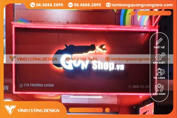 Làm bảng hiệu hộp đèn quận Tân Bình ĐẸP, GIÁ RẺ 12 Bảng hiệu quảng cáo LED quận Tân Bình