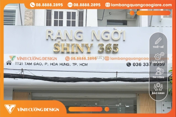 Bảng hiệu spa phong cách tinh tế