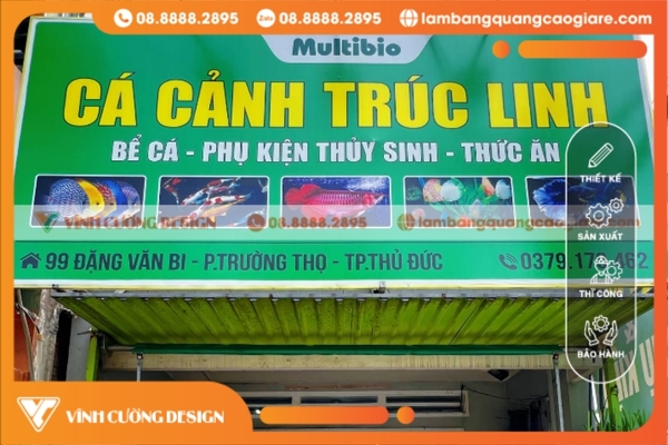 Báo giá làm bảng hiệu tại Thủ Đức mới nhất