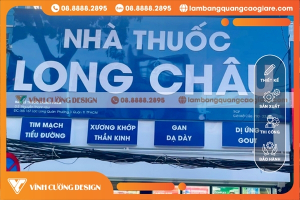 Báo giá thi công bảng hiệu tại quận 11