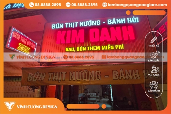 Làm bảng hiệu hộp đèn quận Gò Vấp GIÁ RẺ, CHẤT LƯỢNG 24 biển vẫy hộp đèn quận Gò Vấp