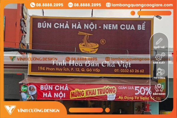 Làm bảng hiệu hộp đèn quận Gò Vấp GIÁ RẺ, CHẤT LƯỢNG 29 các mẫu bảng hiệu hộp đèn tại Gò Vấp giá rẻ