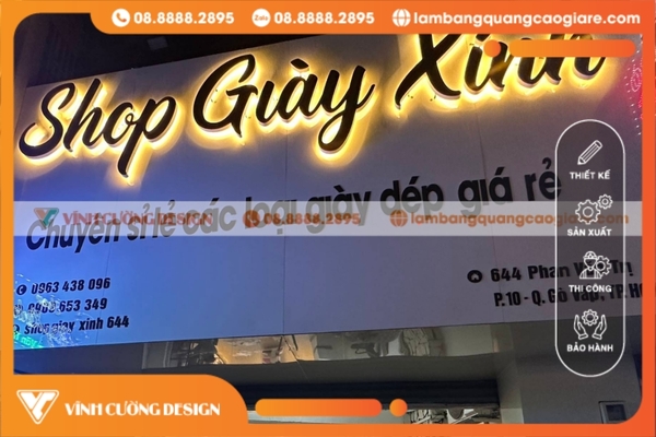 Làm bảng hiệu hộp đèn quận Gò Vấp GIÁ RẺ, CHẤT LƯỢNG 28 các mẫu bảng hiệu hộp đèn tại Gò Vấp