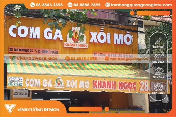 Làm bảng hiệu hộp đèn quận Bình Thạnh trọn gói, GIÁ RẺ 34 các mẫu bảng hiệu quảng cáo quận Bình Thạnh