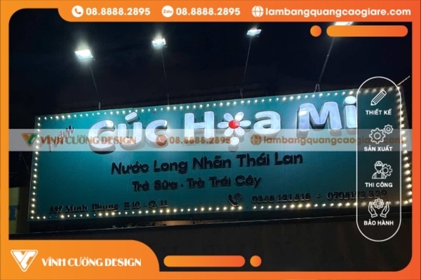 các mẫu biển hiệu quảng cáo tại quận 11