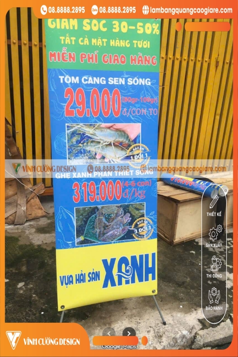 Chân standee chữ T siêu bền