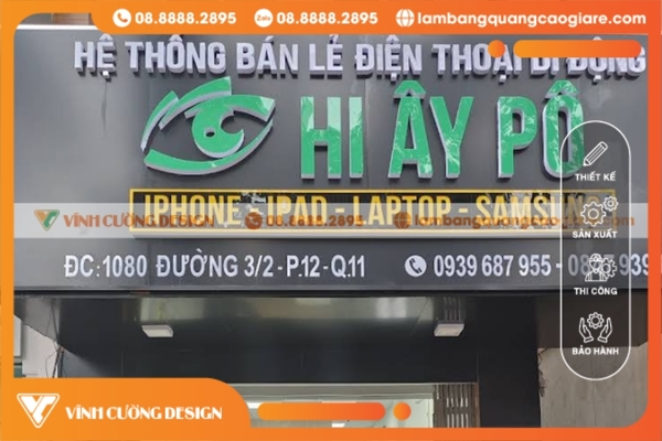 Đặc điểm nổi bật khi làm bảng hiệu hộp đèn tại quận 11