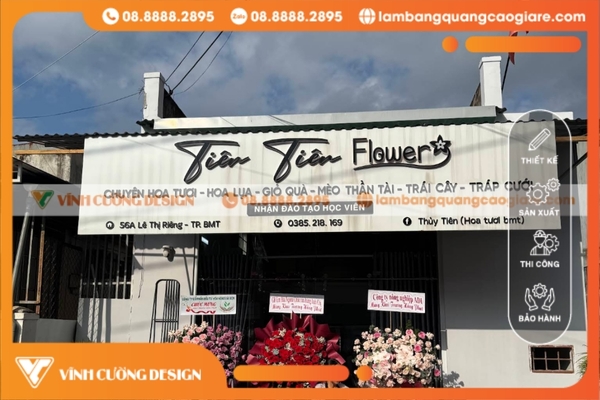 Làm bảng hiệu BMT DakLak giá rẻ, trọn gói 25 Dịch vụ làm bảng hiệu tại Buôn Mê Thuột trọn gói