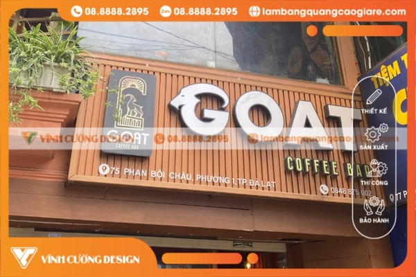 Dịch vụ thi công bảng hiệu hộp đèn tại Đà Lạt uy tín thiết kế & lắp đặt trọn gói