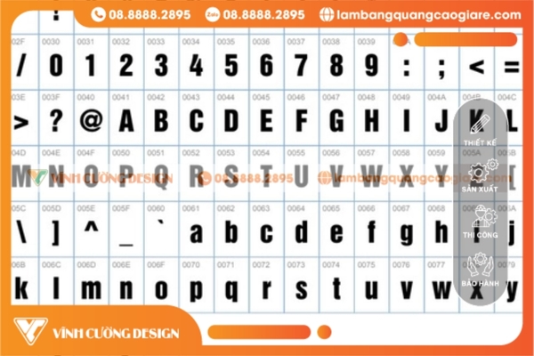 Font chữ UTM chuyên dùng thiết kế bảng hiệu quảng cáo